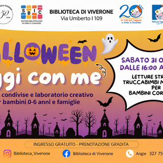 Halloween a Viverone: letture, truccabimbi e un laboratorio creativo