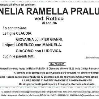 Cornelia Ramella Pralungo, ved. Rotticci