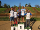 Sul podio di Malpensa da sinistra: il meccanico di pista Mattia Masoni, il team manager Marco Coradin, il pilota vincitore della cat. SPORT Davide Breglia, il vinvitore della cat. MASTER Filippo Muraca e l’esordiente Gionata Ferrario. Sul podio di Malpensa da sinistra: il meccanico di pista Mattia Masoni, il team manager Marco Coradin, il pilota vincitore della cat. SPORT Davide Breglia, il vinvitore della cat. MASTER Filippo Muraca e l’esordiente Gionata Ferrario.