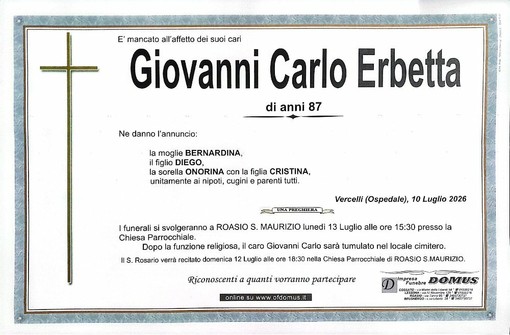 Giovanni Carlo Erbetta Giovanni Carlo Erbetta