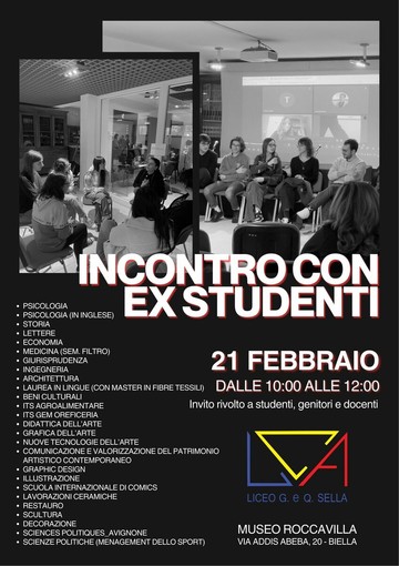 Al Liceo Sella una giornata di orientamento post diploma