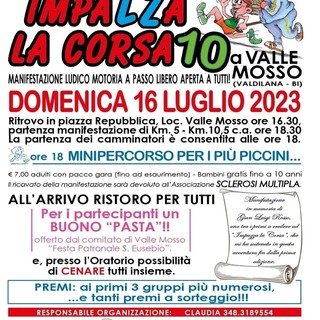 Valdilana, Impazza la Corsa 10: la manifestazione ludico-motoria aperta a tutti Valdilana, Impazza la Corsa 10: la manifestazione ludico-motoria aperta a tutti