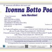 Ivonna Botto Poala nata Marchiori