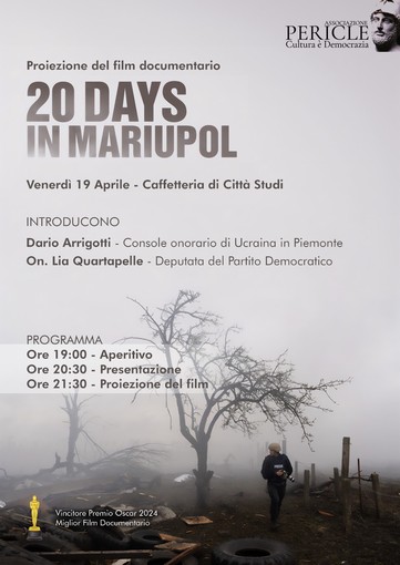 Alla caffetteria di Città Studi il docufilm, &quot;20 days in Mariupol&quot;