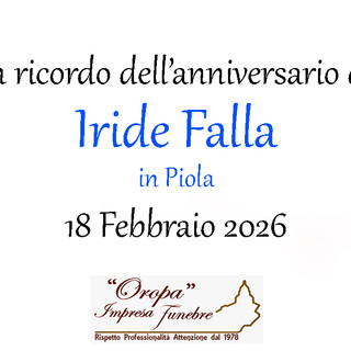 Iride Falla in Piola - Anniversario