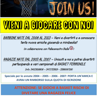 Basket Femminile Biellese promuove le attività a Gli Orsi