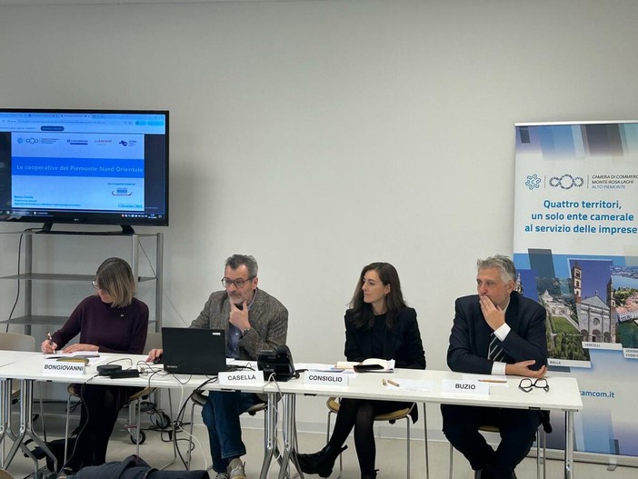 Camera di Commercio, presentato lo studio sullo stato di salute del mondo cooperativo nell’Alto Piemonte