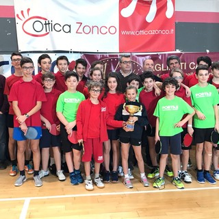 Cossato: In 140 all'Aguggia per la quinta prova del Gran Prix regionale di tennistavolo