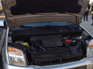 Strona, fumo da un'auto in sosta, intervengono i Vigili del Fuoco , foto archivio