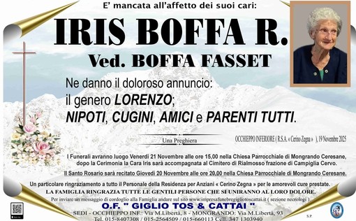Iris Boffa R., ved. Boffa Fasset