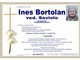 Ines Bortolan, ved. Saviolo