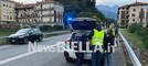 Biella, auto abbatte un cartello in via Oremo: una persona ferita - Servizio di Massimo Giacobbe