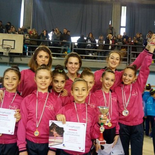 Ginnastica: Le junior della Rhythmic School oro in Serie D