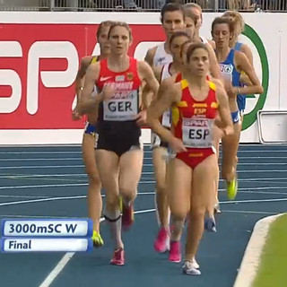 Valeria Roffino in gara a Braunschweig