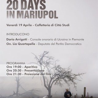 Alla caffetteria di Città Studi il docufilm, &quot;20 days in Mariupol&quot;