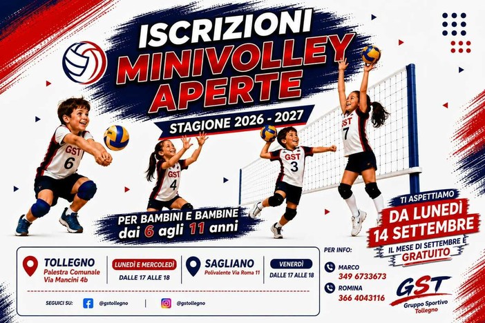 Minivolley, il Gruppo Sportivo Tollegno riapre le porte ai più piccoli