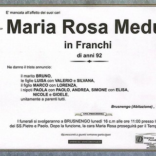 Maria Rosa Medulla, in Franchi