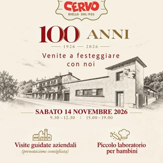 Il Biscottificio Cervo apre le porte per festeggiare i suoi 100 anni Il Biscottificio Cervo apre le porte per festeggiare i suoi 100 anni