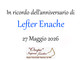 Lefter Enache - Anniversario