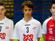 Valerio Lovato del Biella U17, Lorenzo Pettenati del Biella U15 e Mattia Piergianni dell'Occhieppese U14
