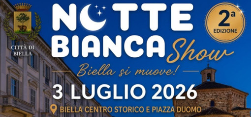 Biella si veste di festa: il 3 luglio torna la Notte Bianca Show Biella si veste di festa: il 3 luglio torna la Notte Bianca Show