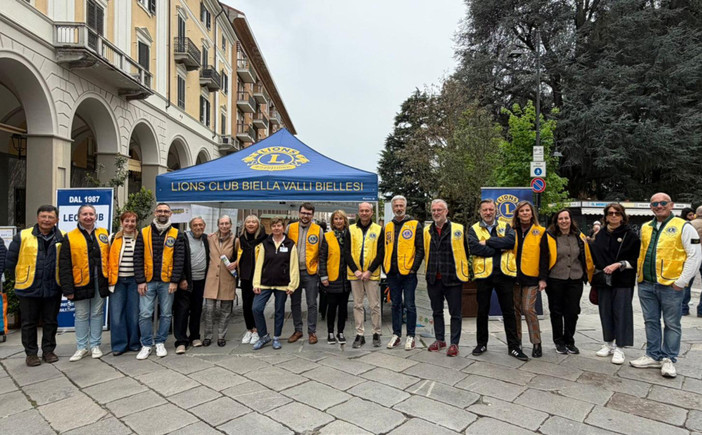Il Lions Day fa breccia nel cuore dei cittadini nel centro storico di Biella