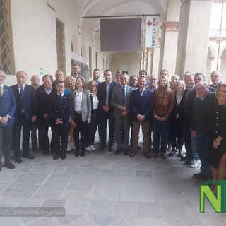 Elezioni amministrative a Biella, la Lega presenta i candidati - Foto Alessandro Bozzonetti per newsbiella.it