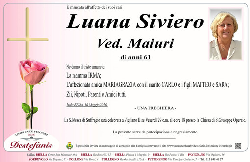 Luana Siviero, ved. Maiuri