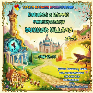 DIVERTISTUDIO presenta: “Summer Village 2026”!
