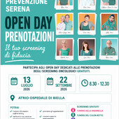Screening oncologici anche d’estate: in Ospedale a Biella due mattinate per informarsi e prenotare Screening oncologici anche d’estate: in Ospedale a Biella due mattinate per informarsi e prenotare