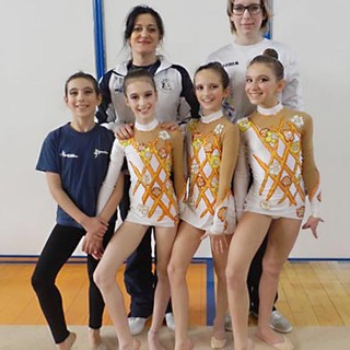 Le atlete della Ginnastica La Marmora