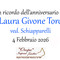 Laura Givone Toro, ved. Schiapparelli - Anniversario