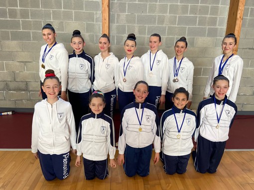 ASD Piemonte Ginnastica, tanti podi a Crescentino