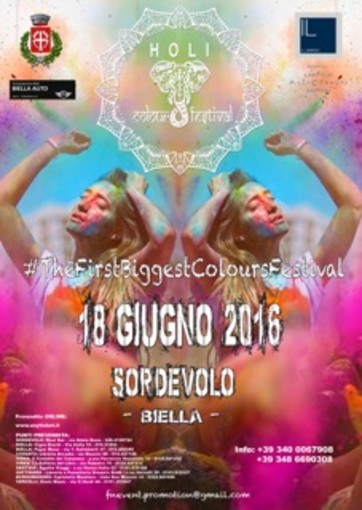 Sordevolo: Arriva il primo Holi Colours Festival carico di musica, performance e colori