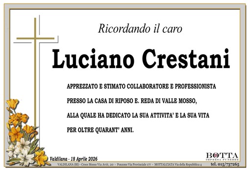 Luciano Crestani - Ricordo
