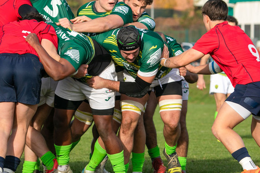 Biella Rugby, Loretti e Casiraghi ai saluti (foto di A. Mantovan)