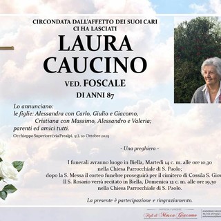 Laura Caucino ved. Foscale Laura Caucino ved. Foscale