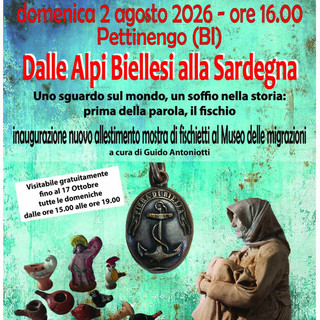 “Su Nuraghe” porta in mostra a Pettinengo il fischietto: respiro dei popoli, linguaggio senza confini