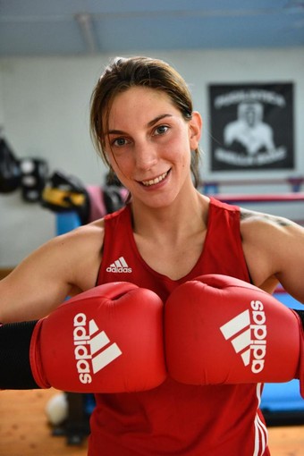 Boxe, esordio come Pro per Giulia Lamagna - Foto Pugilistica Biella Boxe