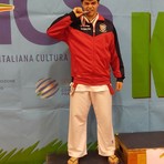 Luca Broglio medaglia d'argento ai nazionali di Karate AICS