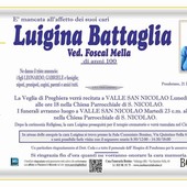 Luigina Battaglia, ved. Foscal Mella