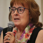 Lelia Zangrossi ritratta al convegno di Pettinengo Lelia Zangrossi ritratta al convegno di Pettinengo