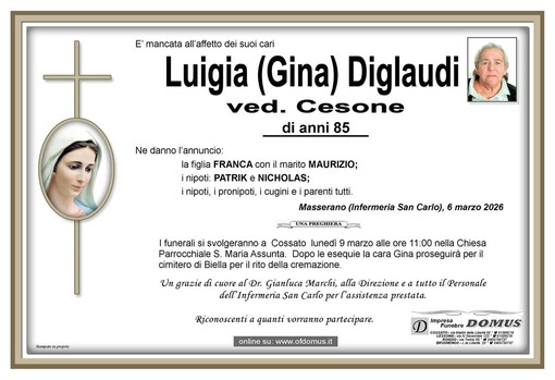 Luigina (Gina) Diglaudi, ved. Cesone