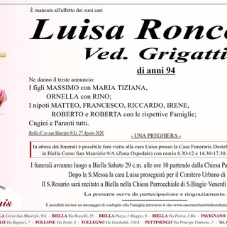Luisa Ronconi, ved. Grigatti Luisa Ronconi, ved. Grigatti