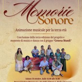 “Memorie Sonore”: all’O.A.S.I. un incontro in musica per concludere la terza edizione del progetto “Memorie Sonore”: all’O.A.S.I. un incontro in musica per concludere la terza edizione del progetto