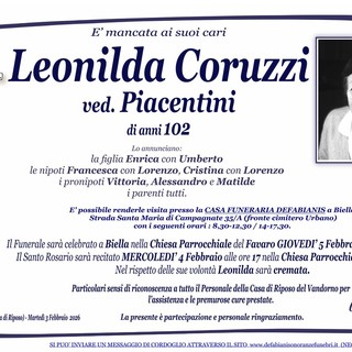 Leonilda Coruzzi, ved. Piacentini