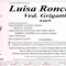 Luisa Ronconi, ved. Grigatti