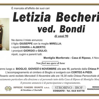 Letizia Becherini, ved. Bondi Letizia Becherini, ved. Bondi