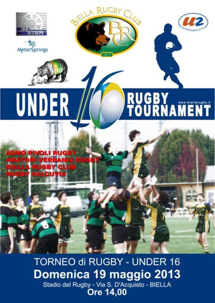 Rugby, domenica torneo per Under 16 Rugby, domenica torneo per Under 16