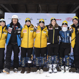 Slalom, le prime dieci al mondo preparano Courchevel all’Oasi Zegna Ski Racing Center.